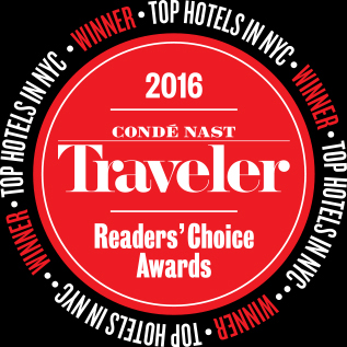 The Surrey was named the No. 1 Hotel in NYC by Conde Nast Traveler