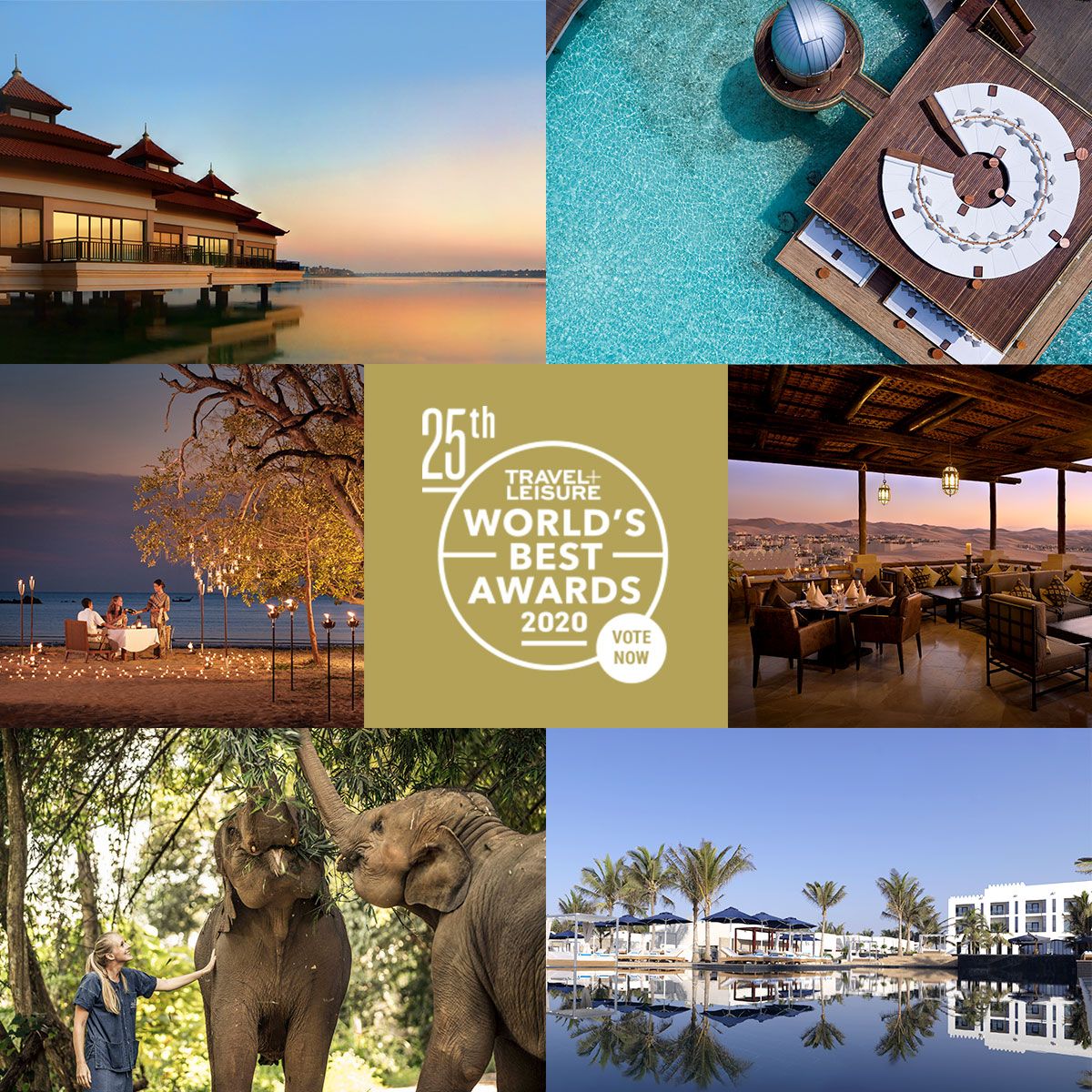 Vote for Anantara in the Travel + Leisure World's Best Awards 2020